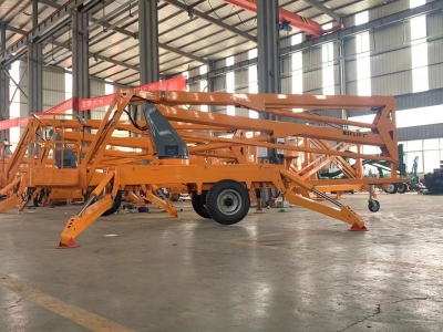 折臂式兩輪拖車升降機(jī)