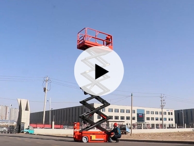 全自行式升降機升降演示